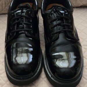 Men's Rhino Black Oil Restant black work shoes size 9